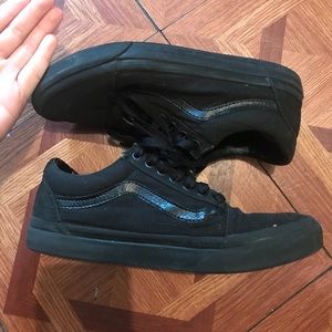 Old skool black vans